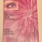Swatch de CelineB : Cils sensational volume effet évantail, Maybelline New York