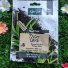 Swatch de Domicgy _beauty_test : Masque tissu détox, Kneipp