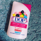 Swatch de steft76 : Douche crème douceurs d'enfance parfum haribo dragibus, Dop