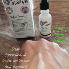 Swatch de Carotina73 : Sérum Botanique Booster Éclat Anti-Taches - Perfect Pisum, Saeve