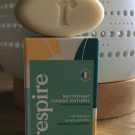 Swatch de Sancha : Nettoyant visage solide, RESPIRE