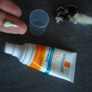 Swatch de zaz19 : Anthelios ultra 50 spf crème, La Roche-Posay