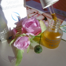 Swatch de Magnolia : Sérum nutrivitaminé au Calendula, Heliabrine