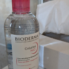 Swatch de mikapetitchat : Créaline H2O Solution Micellaire Démaquillante, Bioderma