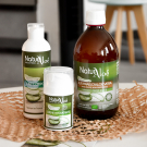 Swatch de It's Blossom Tea : Lait Corporel bio, NaturAloé