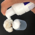 Swatch de MélissaS : Mousse nettoyante, Cattier