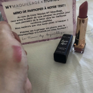 Swatch de Sandrine1978 : Rouge à Lèvres Luxe Lips BYS, MY Maquillage