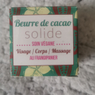 Swatch de Adelinezi : Beurre de cacao solide, Lamazuna