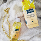 Swatch de sandycraps : Huile de massage arnica, Kneipp