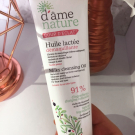 Swatch de liliie9 : Huile lactée démaquillante d'âme nature, Coup d'éclat