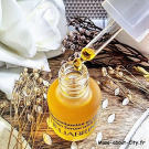 Swatch de Cecilie : Sérum nutrivitaminé au Calendula, Heliabrine