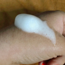 Swatch de endlessjune : Mousse Oxy-Defense, Heliabrine