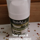 Swatch de Naliss : Crème Hydratante Visage Bio, NaturAloé