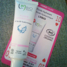 Swatch de Verlec : LMBIO fluide hydratant, LM Cosmetic International