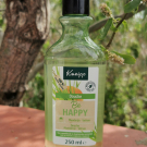Swatch de Delpheden : Gel douche Be happy, Kneipp