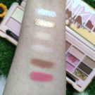 Swatch de Melmkup : Palette Teint & Yeux BYS, MY Maquillage
