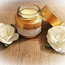 Swatch de Vally00 : Baume decleor crème nuit anti âge au Magnolia, Décléor