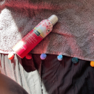 Swatch de Clairoux : Mousse de douche fleurs de cerisier, Kneipp