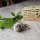 Swatch de Fehuline : Savon artisanal du val d'argent à l'huile d'argan bio, ortie, Argasol