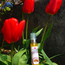 Swatch de Ninis08 : Huile de souchet bio post épilatoire, Emma Noël