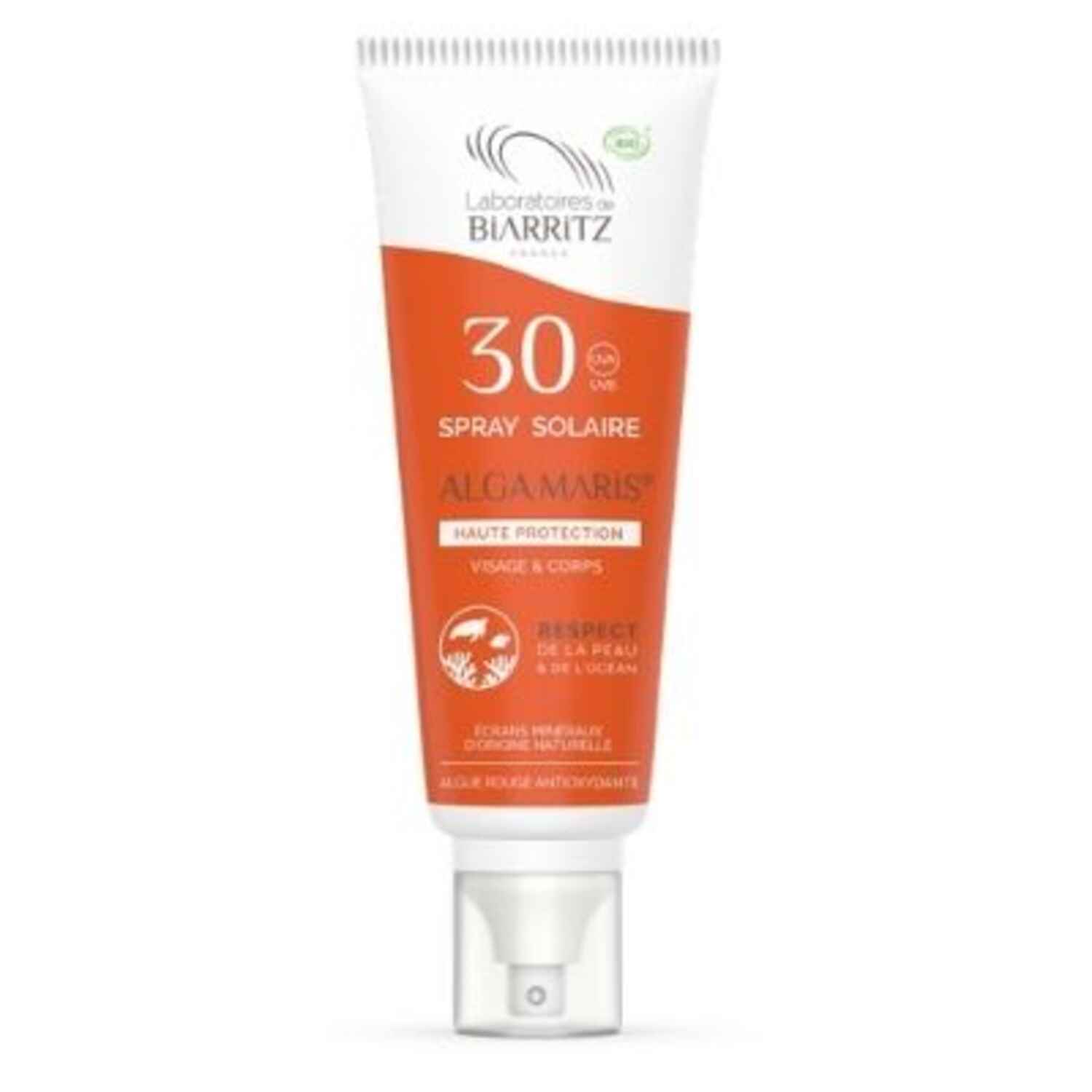 Spray solaire SPF30, Laboratoires de Biarritz - Infos et avis