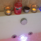 Swatch de VeroS : Sels de bain Fleurs de cerisier, Kneipp