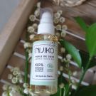 Swatch de Pruebelle : Huile de Soin Bio Multi-usages Nijiko, MY Maquillage