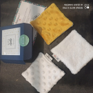 Swatch de lounette62260 : 50 Boîtes de 3 lingettes bébés lavables Oekotex et Bio, Le Petit Carré Français