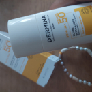 Swatch de canonmyriam : Fluide Ultra-Léger SPF50, Dermina