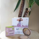 Swatch de Laurianne.Beauté : Poudre compacte naturelle, Natorigin