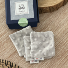 Swatch de ophelievanity : Boites de 3 Lingettes démaquillantes lavables double face, Le Petit Carré Français