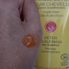 Swatch de Domicgy _beauty_test : Masque Détox Cuir Chevelu, Cattier