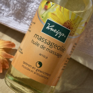 Swatch de Domicgy _beauty_test : Huile de massage arnica, Kneipp