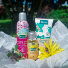 Swatch de flushmirabilis : Mousse de douche fleurs de cerisier, Kneipp