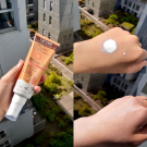 Swatch de Selmainess : Spray solaire SPF30, Cattier