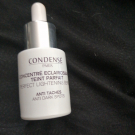 Swatch de Karinebeautetest : Concentré éclaircissant teint parfait, Condensé Paris