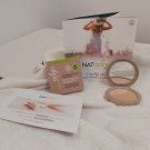 Swatch de Miminour : Poudre compacte naturelle, Natorigin