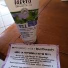 Swatch de Cici22 : Soin Purifiant Bio Lavera, MY Maquillage