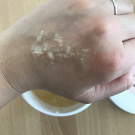 Swatch de Amandinejl : Gommage au Sucre Nacomi, MY Maquillage