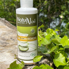 Swatch de vbeautyfashion : Gel Soin Douche Bio de NaturAloé, NaturAloé