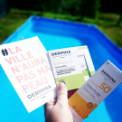 Swatch de laetidim : Fluide Ultra-Léger SPF50, Dermina