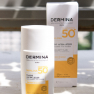 Swatch de Madebybeauties : Fluide Ultra-Léger SPF50, Dermina