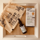 Swatch de Tamy : Sérum Botanique Nuit Micro-Peel Peau Neuve de Saeve, Saeve