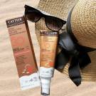 Swatch de Alyce : Spray solaire SPF30, Cattier