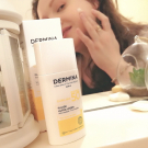 Swatch de SweetyLoo30 : Fluide Ultra-Léger SPF50, Dermina