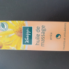 Swatch de christouf : Huile de massage arnica, Kneipp