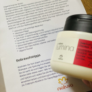 Swatch de Anya.teste : REGENERIERENDE MASKE FÜR GESCHÄDIGTES HAAR LUMINA, Natura Brasil