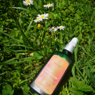 Swatch de Fehuline : Huile de Massage à l'Arnica, Weleda