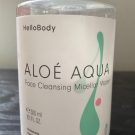 Swatch de TahtianBeauty : ALOE AQUA Face Cleansing Micellar Water, Hello Body