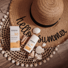 Swatch de Aurore_toutsimplement_ : Fluide Ultra-Léger SPF50, Dermina